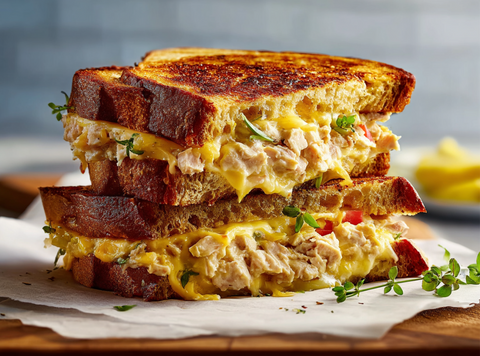 Das Spice Club Thunfisch Schmelzsandwich