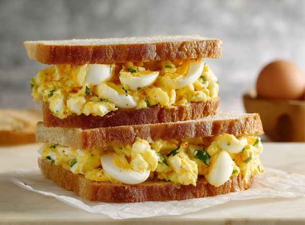 Eiersalade Sandwich - recept van The Spice Club