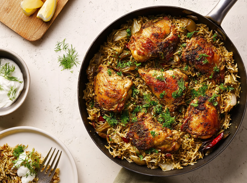 1-pan Za'atar Chicken with Rice