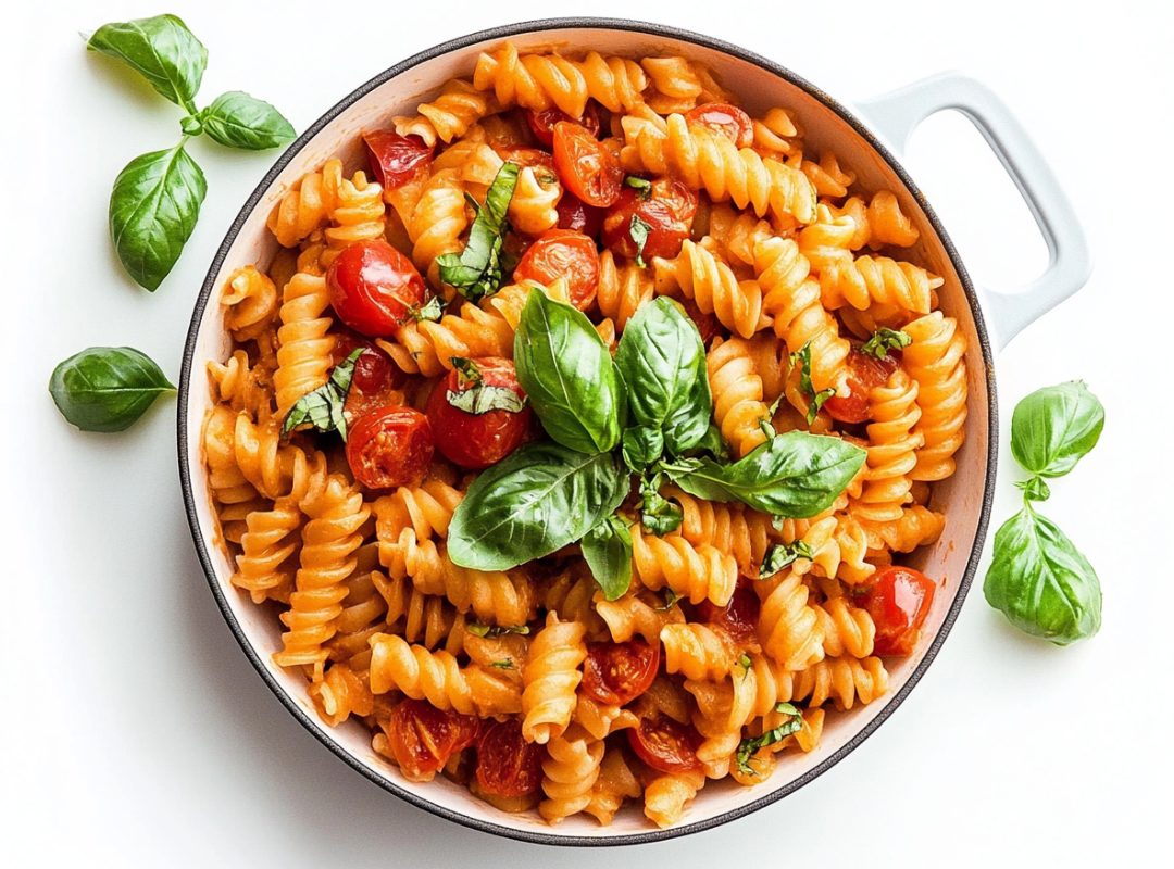 Pasta met Tomaten Roomsaus