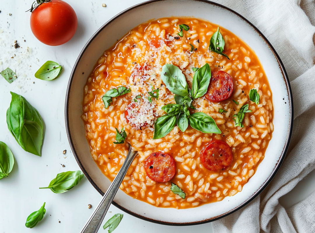 The spice club risotto met chorizo