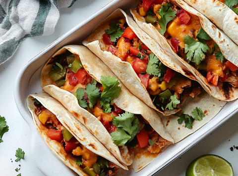 Mexikanischer Wrap mit Hühnchen