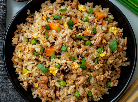 Fried Rice with chicken minced meat
