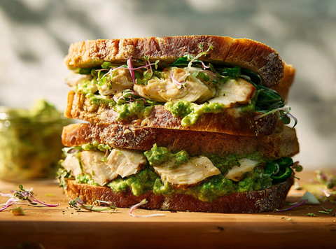 Grüne Göttin Chicken Sandwich