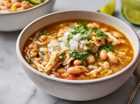 Weißer Chili mit Hühnchen