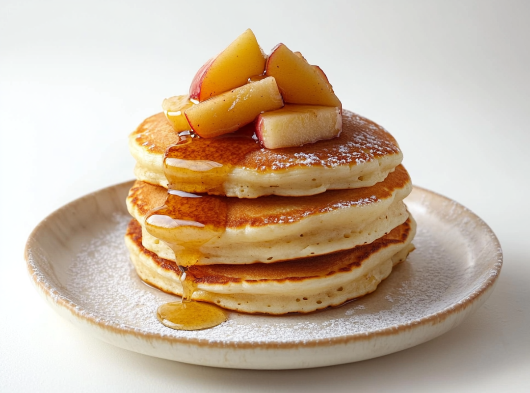 Gezonde Banaan & Appel Spelt pannenkoeken