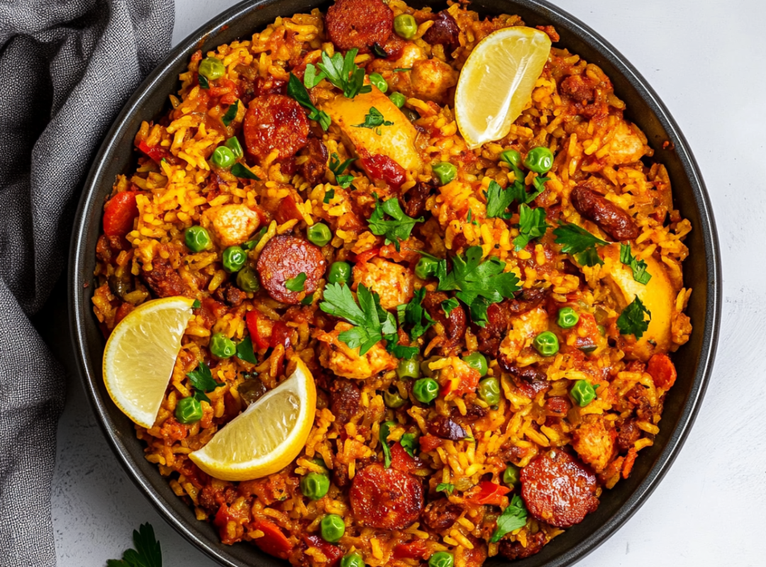 1-pans Chorizo Paella