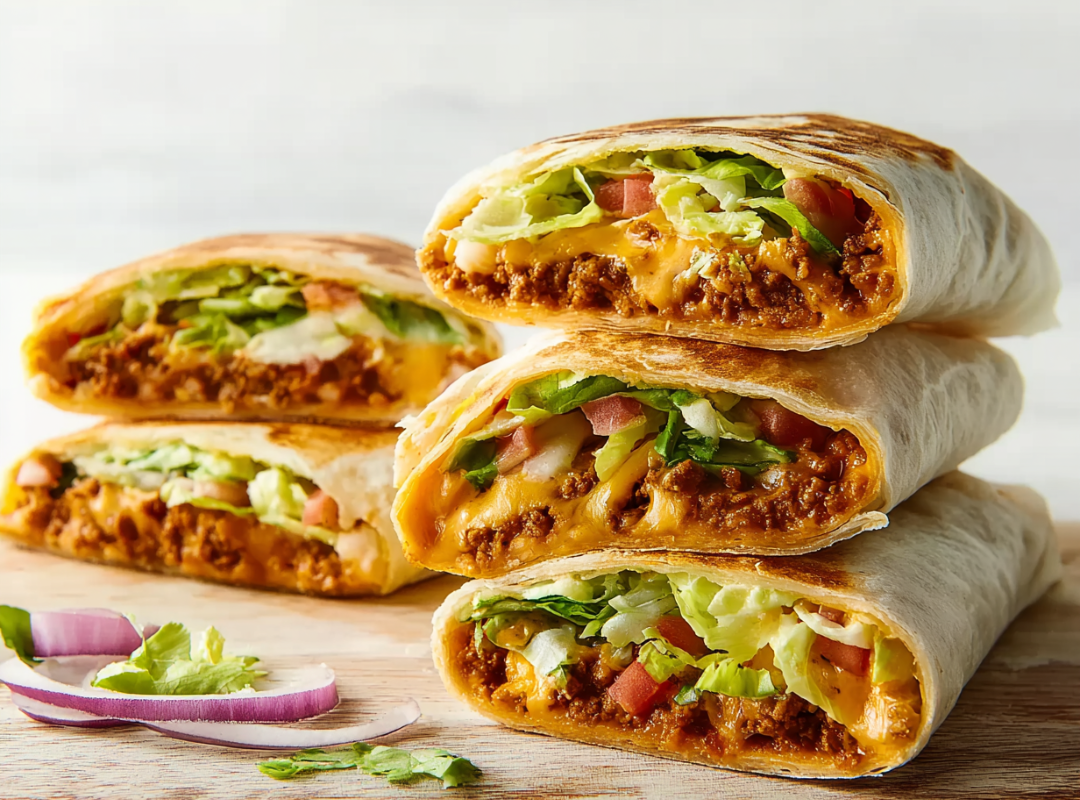 Crunchy Queso wraps