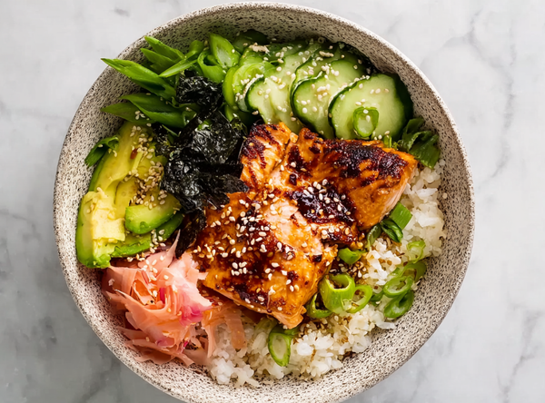 Miso Zalm Bowl - recept van The Spice Club