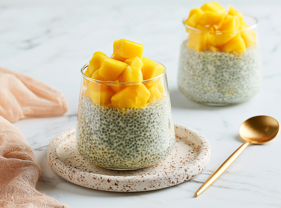 Darmvriendelijk Mango Chia Pudding