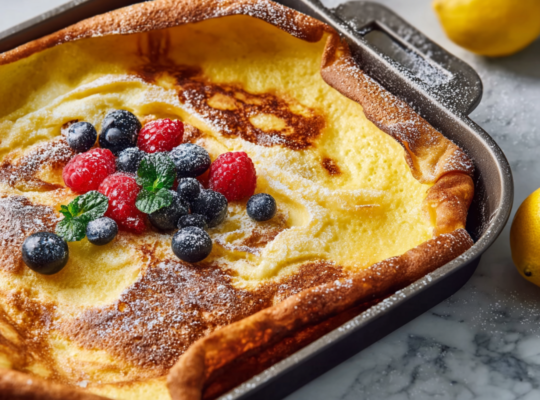 Im Ofen gebackene Pfannkuchen