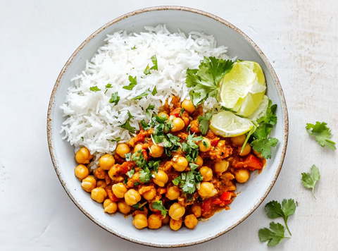 Vega Tandoori with rice