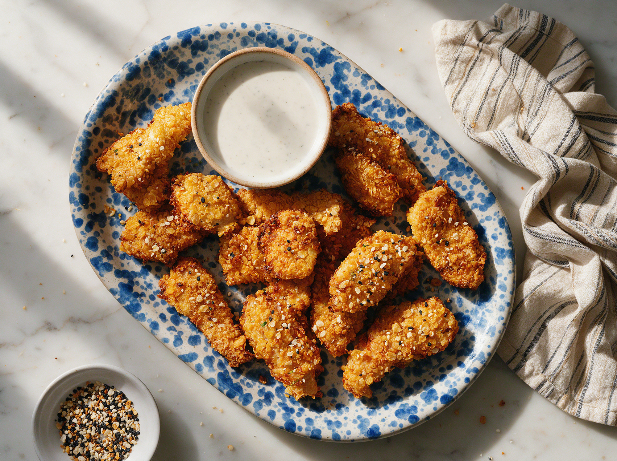 Krokante kiptenders uit de oven