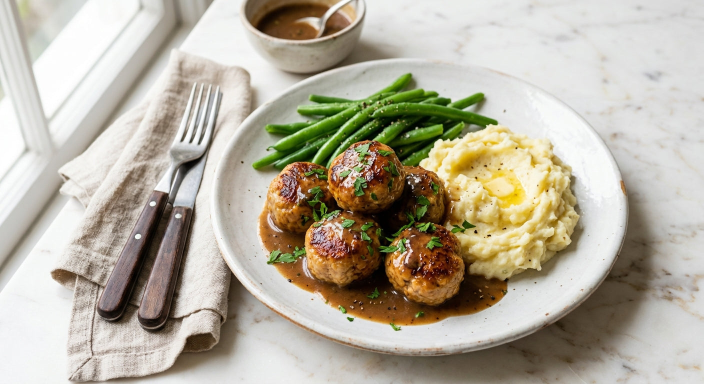 Gehaktballen recept zonder zout of pakjes