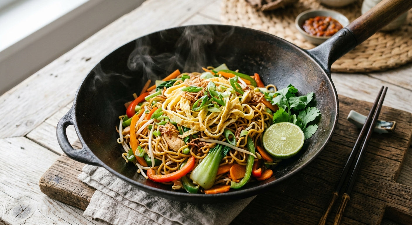 Indonesische Bami Goreng zonder Pakjes of Zakjes