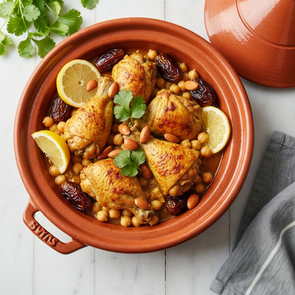 Marokkaanse kip met ras el hanout