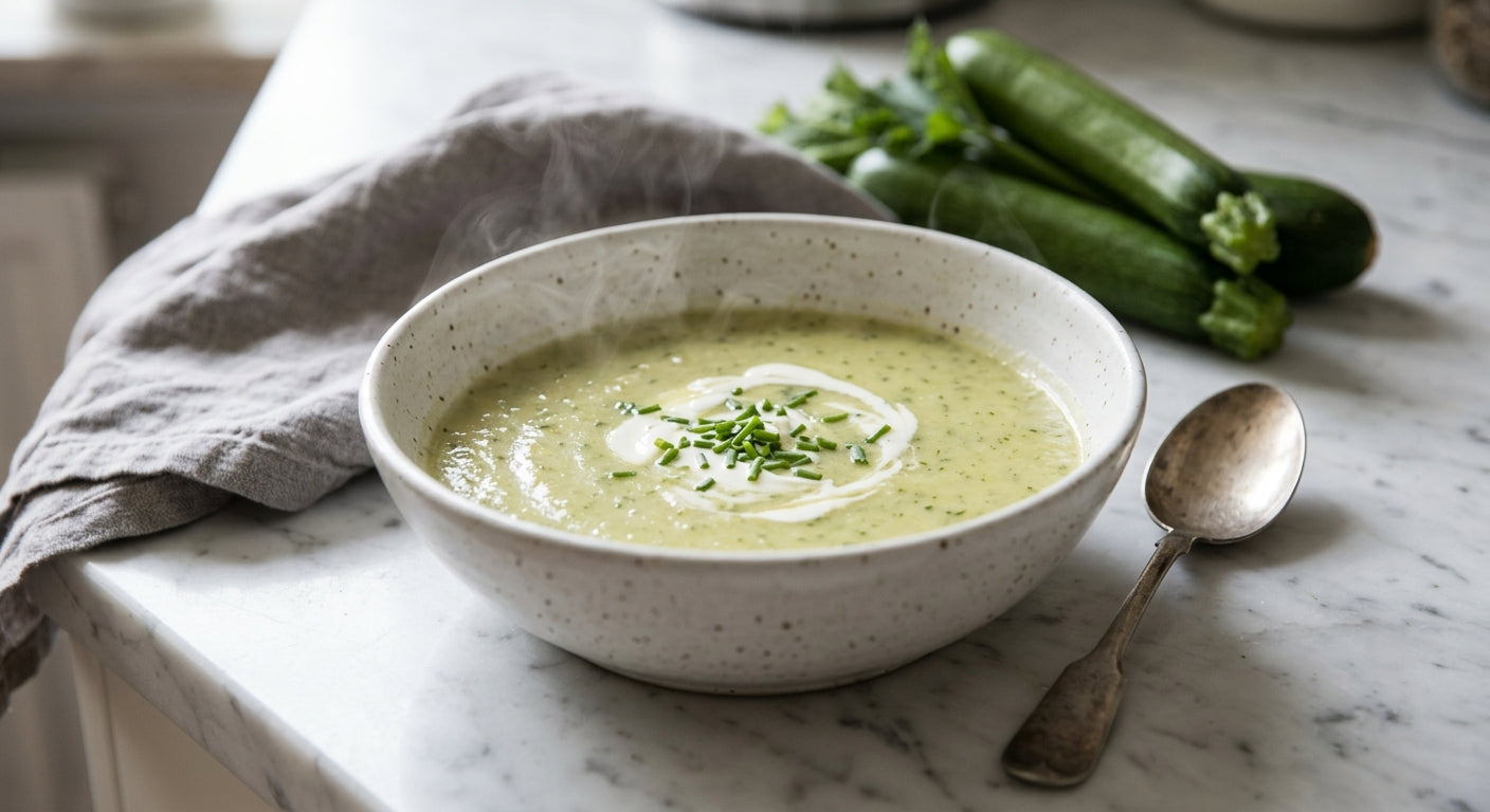 Romige Courgettesoep - Zoutarm en Gezond