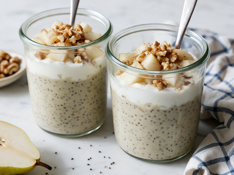 Speculaas Chia Pudding met Peer