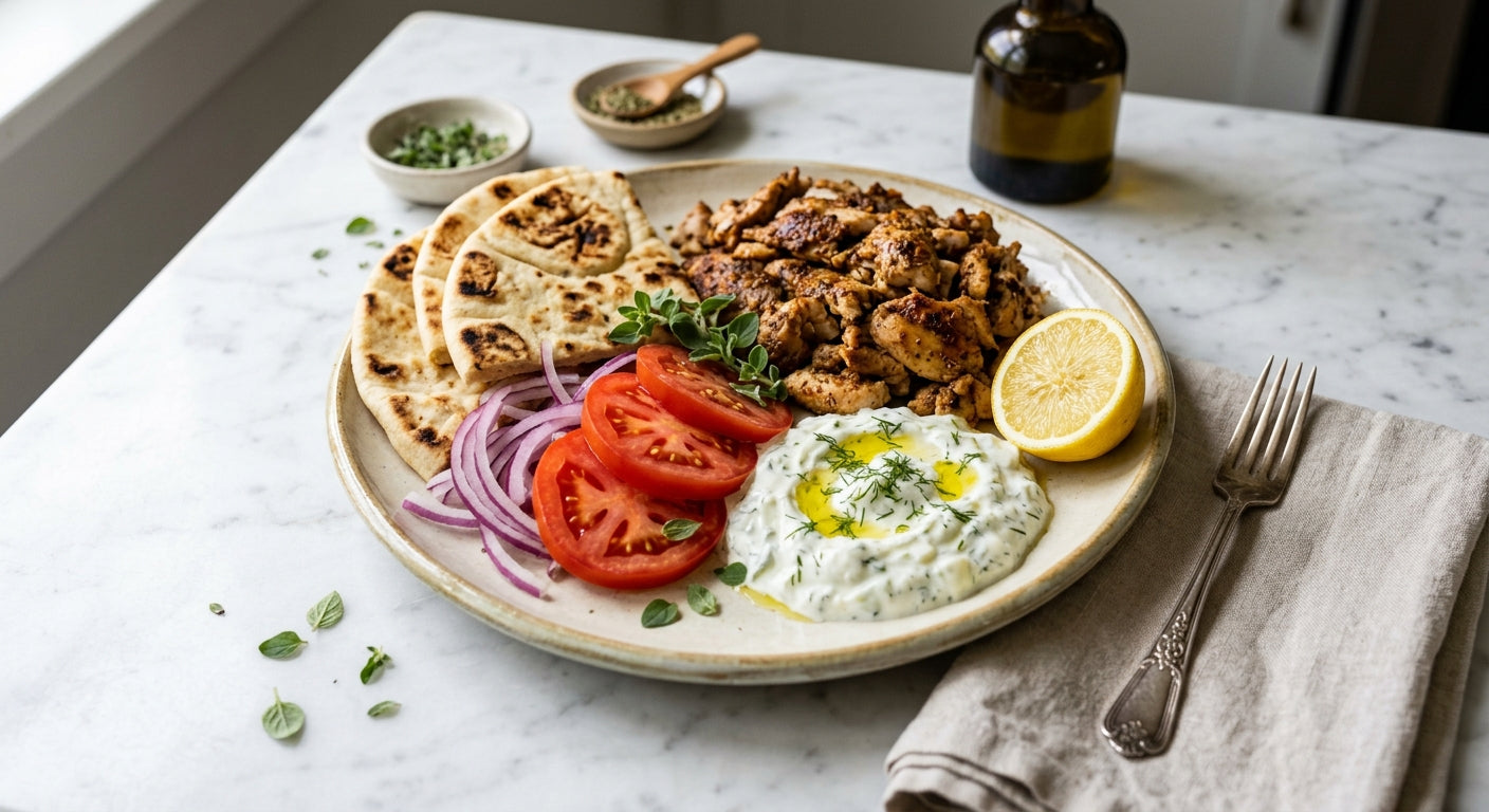 Gyros recept zelf thuis maken