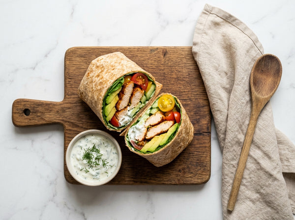 Gezonde Kip-Wrap Zonder Pakjes — Vol Smaak & Zoutarm - recept van The Spice Club