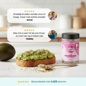 Avocadotoast met Everything Bagel Topping en klantreviews