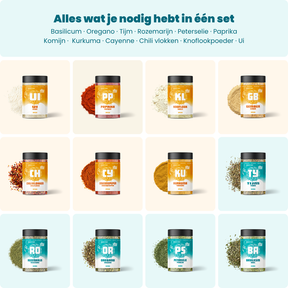 Kräuter & Gewürze Essentials · 12er-Pack