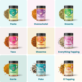 Starter Set 9-Pack kruidenmixen - The Spice Club 100% natuurlijk zonder zout