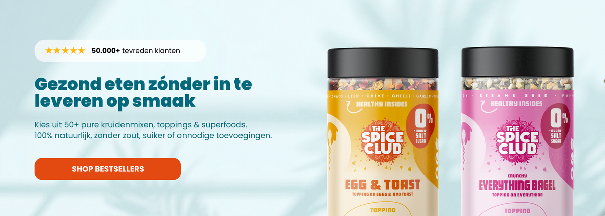 Egg & Toast en Everything Bagel topping van The Spice Club